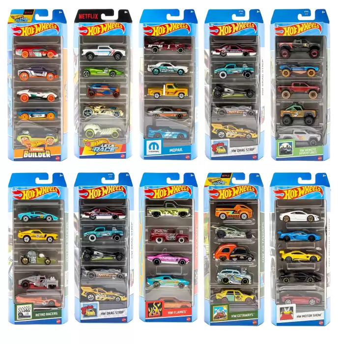 Hot Wheels 5li Araba Seti - 01806