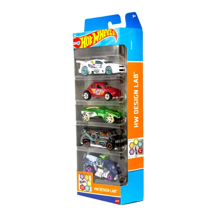 Hot Wheels 5li Araba Seti - HW Design Lab 2023 - HLY72