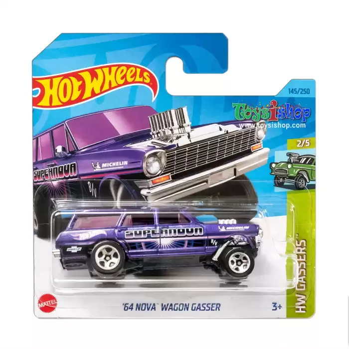 Hot Wheels - 64 Nova Wagon Gasser - HW Gassers - 145