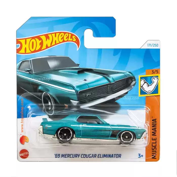 Hot Wheels 69 Mercury Cougar Eliminator - Muscle Mania 171