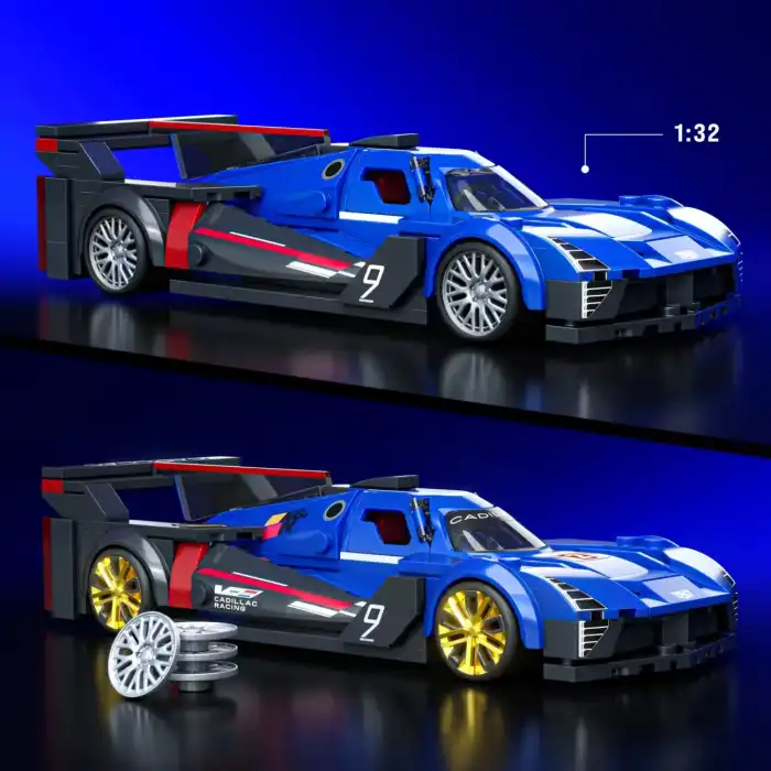 Hot Wheels Cadillac Project GTP Hypercar Yapı Oyuncağı Seti (236 Parça)