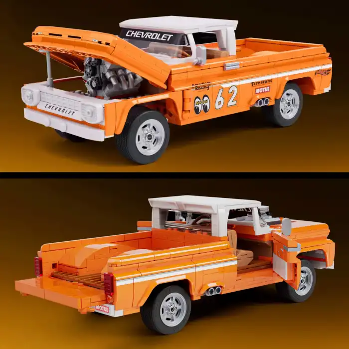 Hot Wheels Custom 62 Chevy Pickup Yapı Oyuncağı (858 Parça)