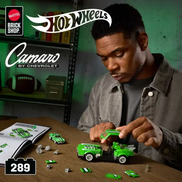 Hot Wheels Custom 68 Camaro Yapı Oyuncağı Seti (289 Parça)