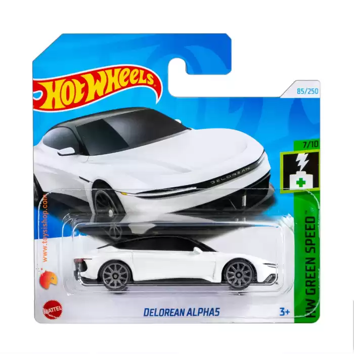 Hot Wheels Delorean Alpha5- HW Green Speed 85