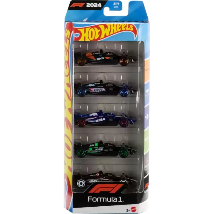 Hot Wheels Formula 1 Temalı Beşli Araç Seti JGF58