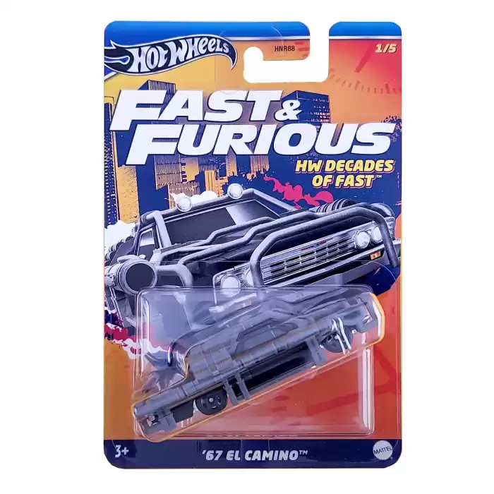 Hot Wheels Fast & Furious - Decades of Fast HNR88 - 5 Araçlık Set
