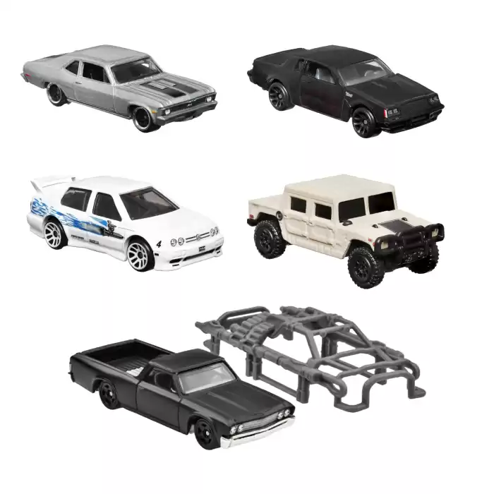 Hot Wheels Fast & Furious - Decades of Fast HNR88 - 5 Araçlık Set