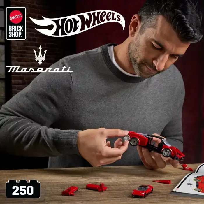 Hot Wheels Maserati Mc20 Yapı Oyuncağı Seti (250 Parça)