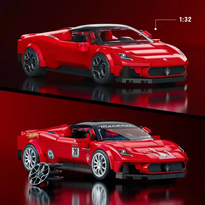 Hot Wheels Maserati Mc20 Yapı Oyuncağı Seti (250 Parça)