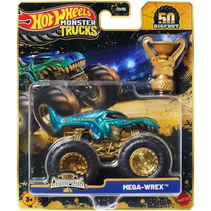 Hot Wheels Monster Truck Trophy Champions - Mega-Wrex JDV96