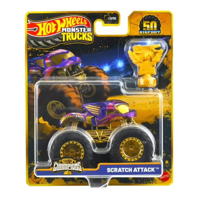 Hot Wheels Monster Truck Trophy Champions - Scratch Attack JDW04