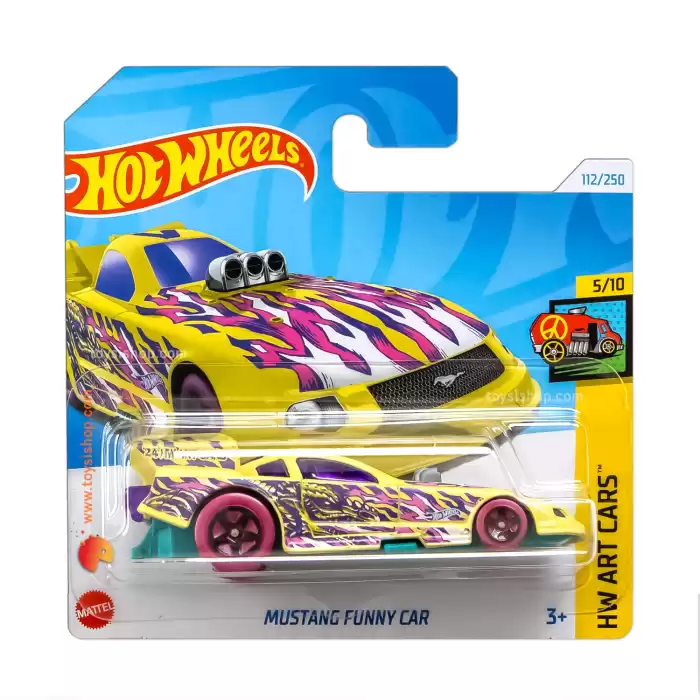 Hot Wheels Mustang Funny Car - HW Art Cars , 112