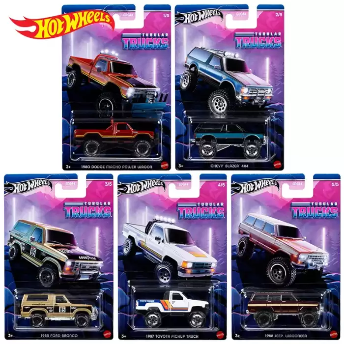 Hot Wheels Tubular Trucks 5 Araçlık Set- HWR58