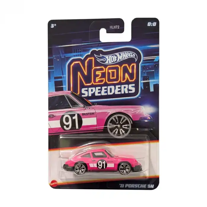 Hot Wheels Neon Speeders 8li Set - 979F