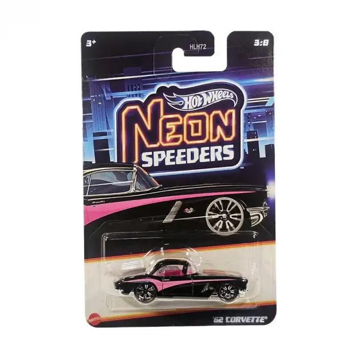 Hot Wheels Neon Speeders 8li Set - 979F