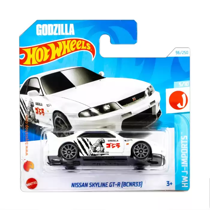 Hot Wheels Nissan Skyline GT-R (BCNR33) Gri - HW JImports, 96