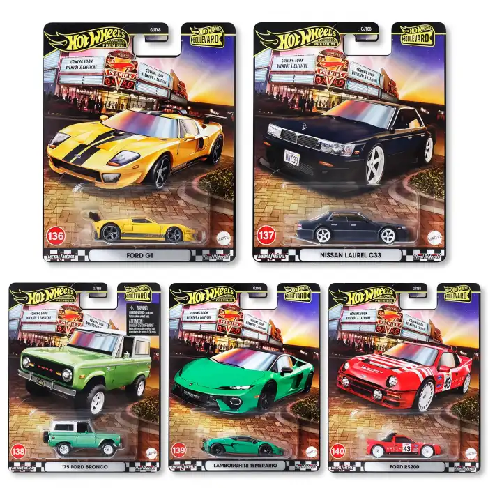 Hot Wheels Premium Boulevards 5li Set - GJT68- 978E