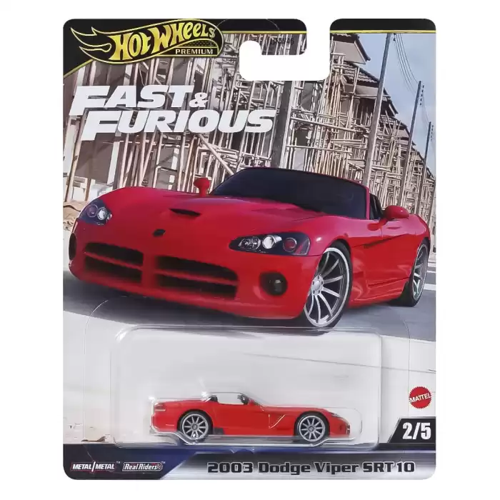 Hot Wheels Premium Fast & Furious 2003 Dodge Viper SRT-10 - JBL95