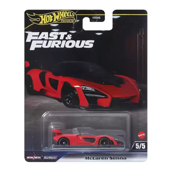 Hot Wheels Premium Fast & Furious McLaren Senna (Kırmızı) - JBL92
