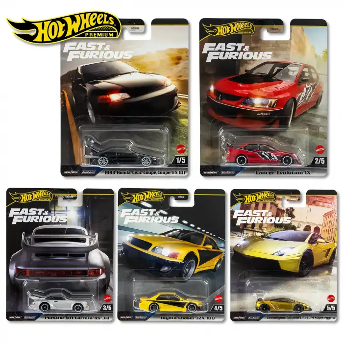 Hot Wheels Premium Fast Furious Mix M - HNW46 979M