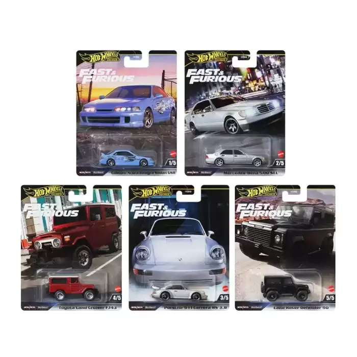 Hot Wheels Premium Fast & Furious Set Mix 3 (979 G)