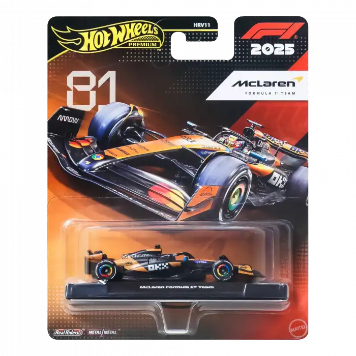 Hot Wheels Premium Formula 1 2025 - McLaren Formula 1 Team #81 Oscar Piastri - JKD81 HRV11