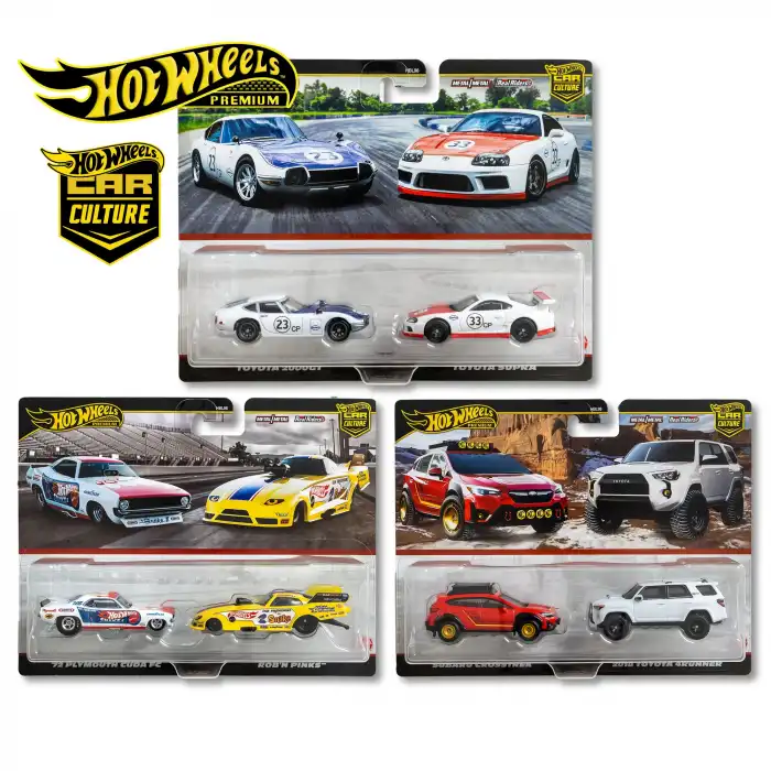 Hot Wheels Premium İkili Paket Üç Araçlık Set Mix3 2025 - HBL96 - 979S