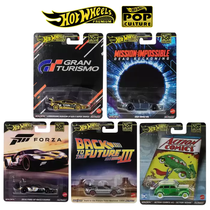 Hot Wheels Premium Pop Culture 2025 Mix 5 HXD63-979L