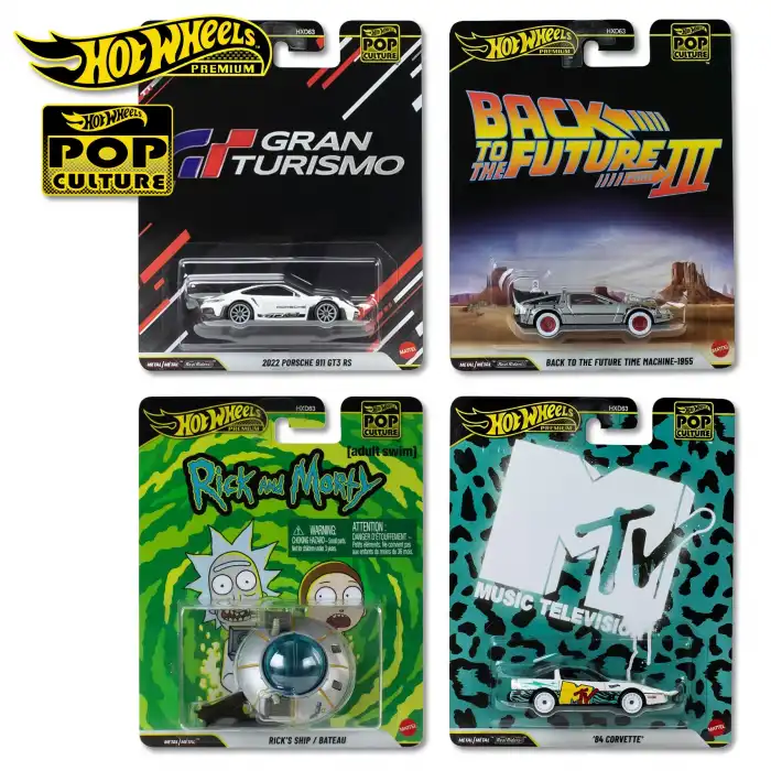 Hot Wheels Premium Pop Culture Set - Diecast Model Araba HXD63 - 979P