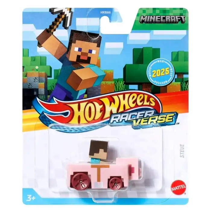 Hot Wheels Premium Racer Verse MineCraft Steve - JCV85