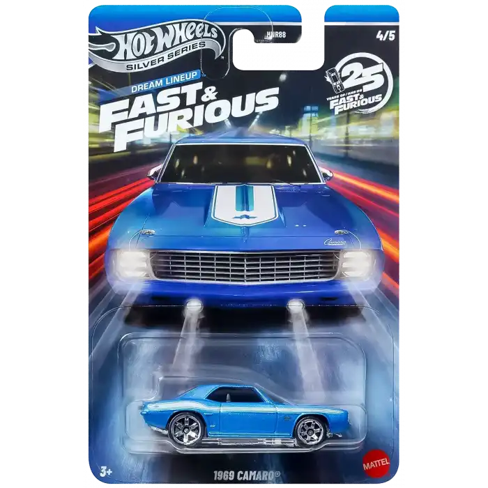 Hot Wheels Silver Series 1969 Camaro - HNR88 - JKX13