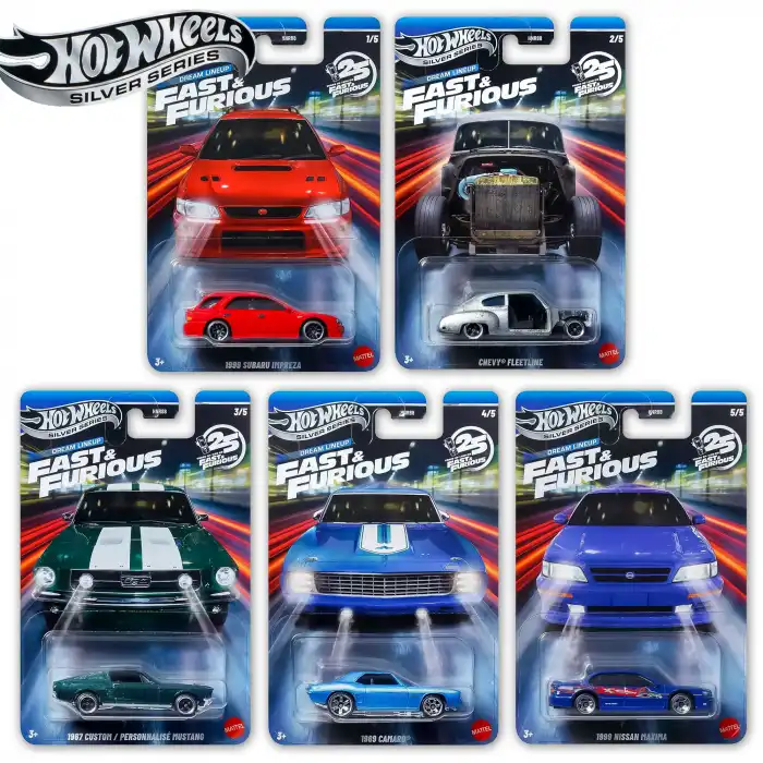 Hot wheels Silver Series Dream Lineup Fast Furious - HNR88 - 979N