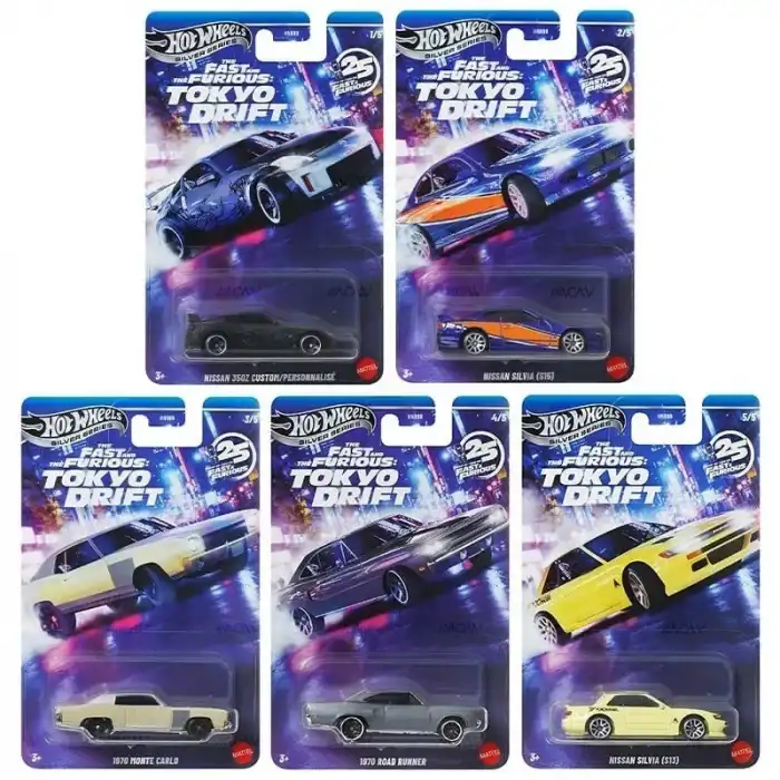 Hot Wheels Silver Series Fast & Furious Tokyo Drift HNR88 - 979M