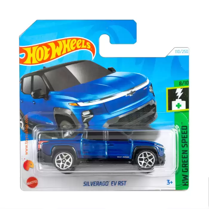 Hot Wheels Silverado EV RST - HW Green Speed , 110