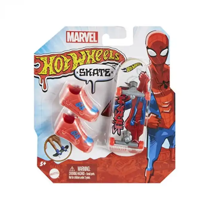 Hot Wheels Skate - Parmak Kaykay ve Ayakkabı - Spiderman - HNL77