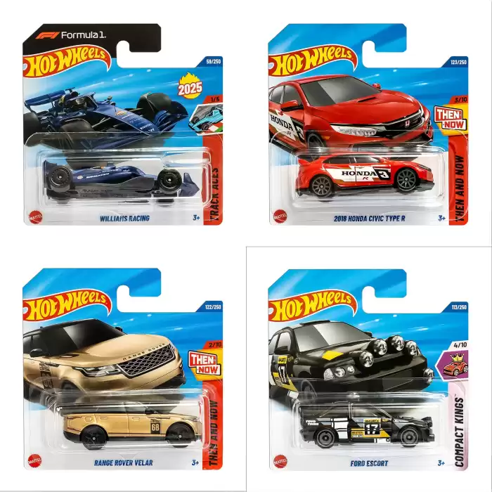 Hot Wheels Tekli Arabalar 2025 F Case - 72 Adetlik Kutu