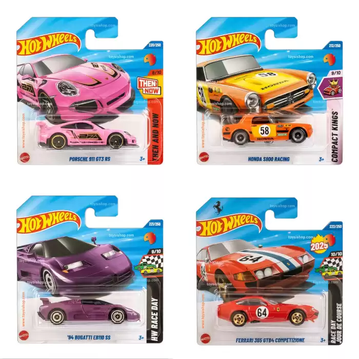 Hot Wheels Tekli Arabalar 2025 L Case - 72 Adetlik Kutu