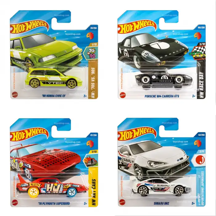 Hot Wheels Tekli Arabalar 2025 L Case - 72 Adetlik Kutu