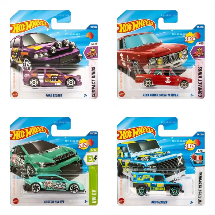 Hot Wheels Tekli Arabalar 2025 L Case - 72 Adetlik Kutu