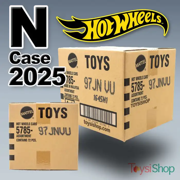 Hot Wheels Tekli Arabalar 2025 N Case 2025 - 72 Adetlik Kutu