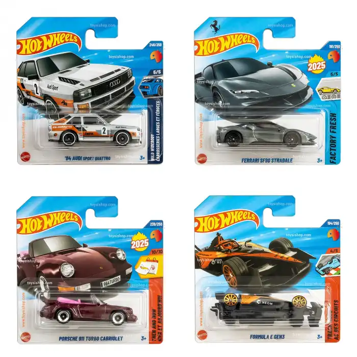 Hot Wheels Tekli Arabalar 2025 P Case - 72 Adetlik Kutu