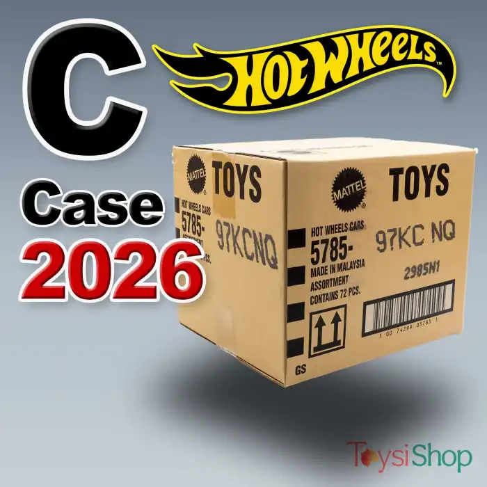Hot Wheels Tekli Arabalar 2026 C Case - 72 Adetlik Kutu