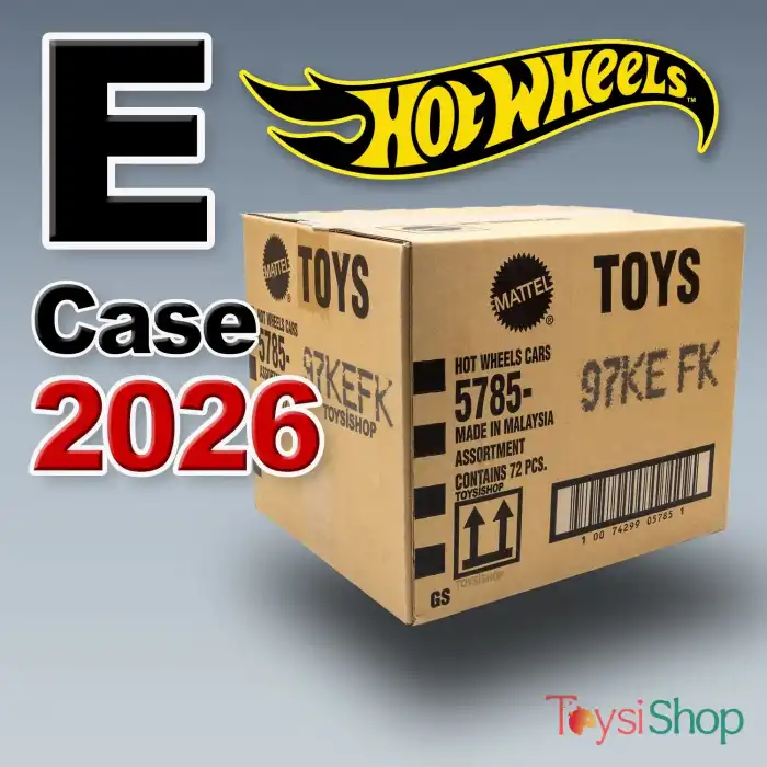 Hot Wheels Tekli Arabalar 2026 E Case - 72 Adetlik Kutu