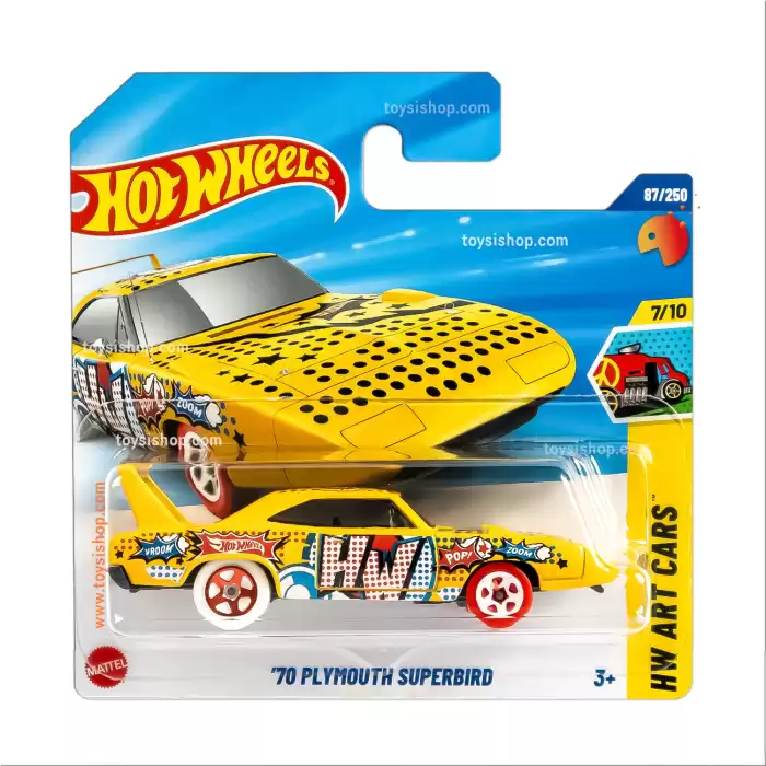 Hot Wheels Tekli Arabalar 70 Playmouth SuperBird - HW Art Cars - 87