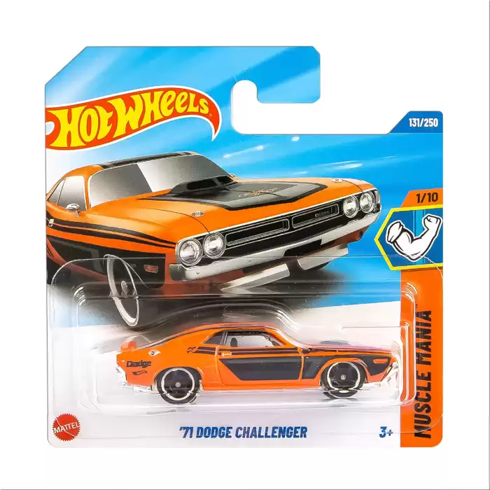 Hot Wheels Tekli Arabalar 71 Dodge Challenger - Muscle Mania - 131