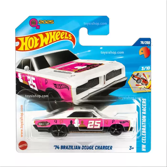 Hot Wheels Tekli Arabalar 74 Brazilian Dodge Charger - HW Celebration Racers - 76
