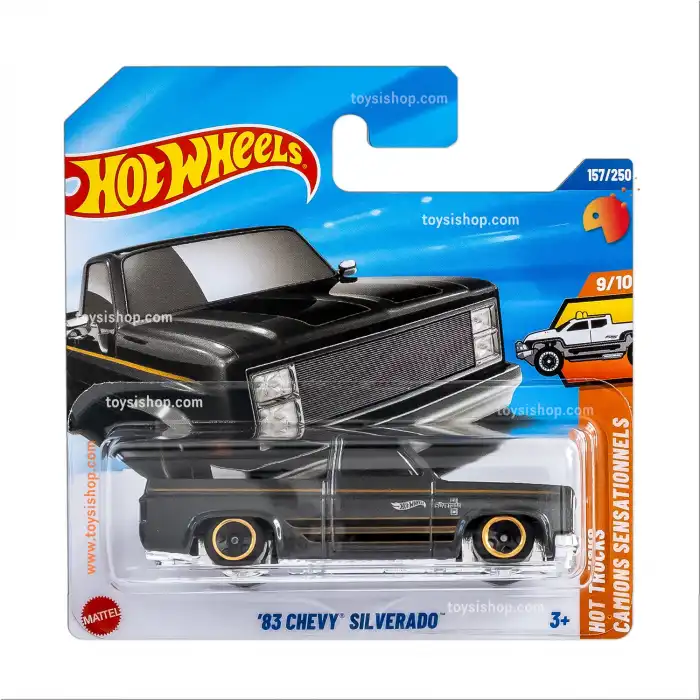 Hot Wheels Tekli Arabalar 83 Chevy Silverado - Hot Trucks - 157