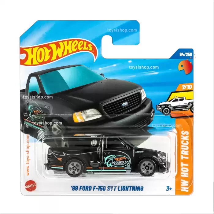 Hot Wheels Tekli Arabalar 99 Ford F-150 SVT Lightning - Hot Trucks - 94