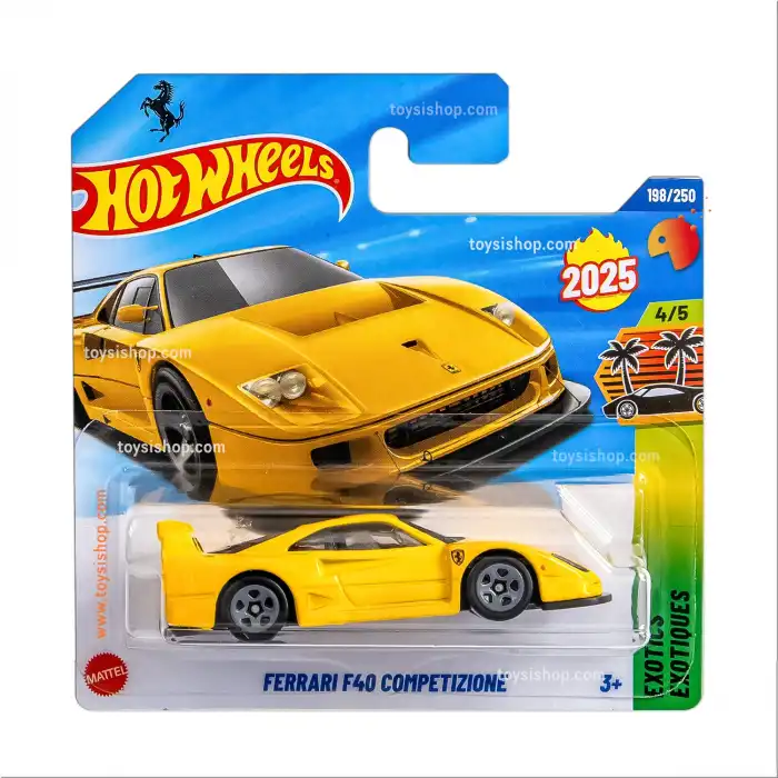 Hot Wheels Tekli Arabalar Ferrari F40 Competizone - Exoticts - 198