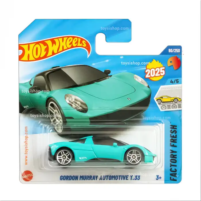 Hot Wheels Tekli Arabalar Gordon Murray Automotive T.33 - Factory Fresh - 90